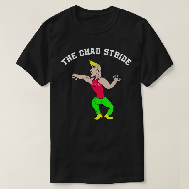 Chad Stride Virgin mot Chad T Shirt (Design framsida)