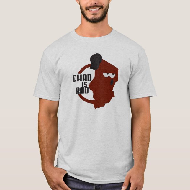 ChadisRad.com huvudsaklig logotyp T-shirt (Framsida)