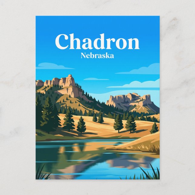Chadron State Park USA Vykort (Framsida)