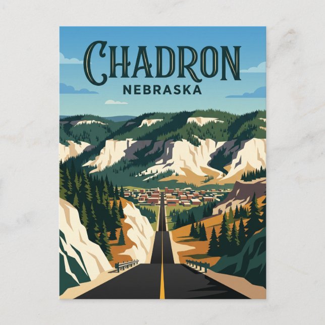 Chadron USA Vykort (Framsida)