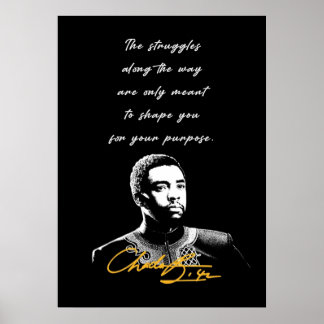 Chadwick Boseman Inspirational Poster
