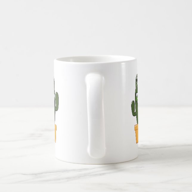 Chadwick den grälsjuka kaktusen kaffemugg (Handtag)