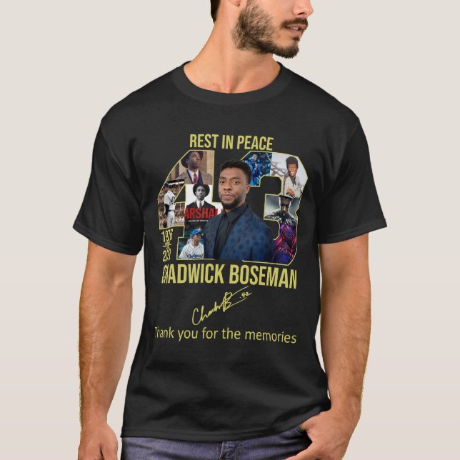 Chadwick Tshirt för manar BOSEMAN T Shirt (Framsida)