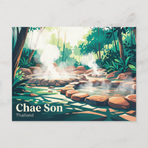 Chae Son nationalpark Thailand Vykort