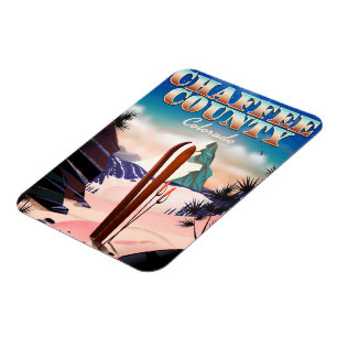Chaffee County, Colorado skidposter. Magnet