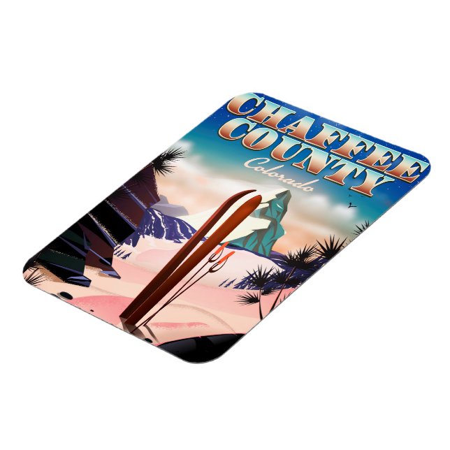 Chaffee County, Colorado skidposter. Magnet (Vänstra Sidan)