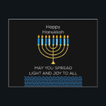 Chag Hanukkah Sameach 2021 Helg Vykort<br><div class="desc">När vi firar Ljus festival önskar vi er en Lycklig Hanukkah som kan låta er och er familj välsignas med glädje och Bra hälsa i denna hanukkah</div>