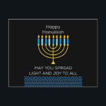 Chag Hanukkah Sameach 2021 Helg Vykort<br><div class="desc">När vi firar Ljus festival önskar vi er en Lycklig Hanukkah som kan låta er och er familj välsignas med glädje och Bra hälsa i denna hanukkah</div>