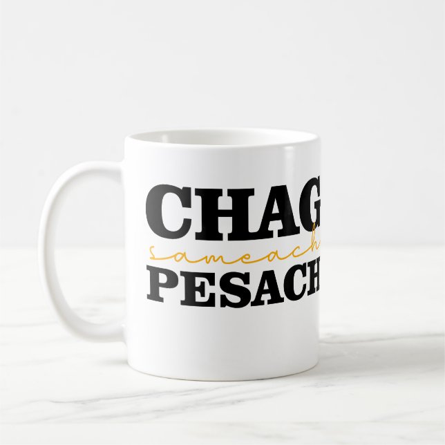 Chag Sameach Pesach Kaffemugg (Vänster)