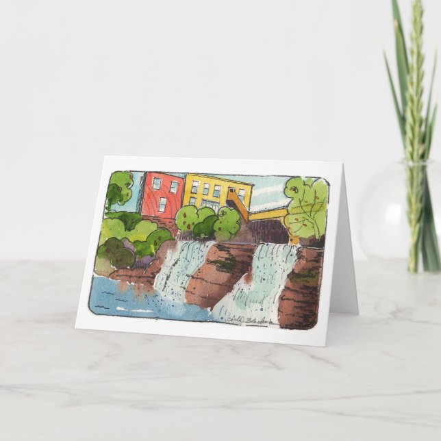 Chagrin Falls-mappat anteckningskort (Framsida)