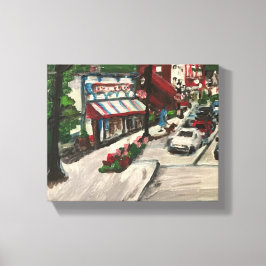 "Chagrin Falls" Ohio Painting by Willowcatdedesign Canvastryck