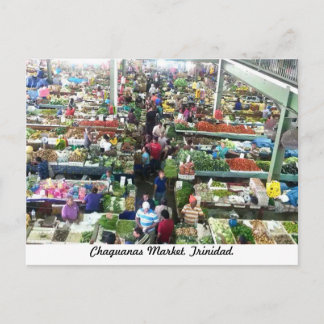 Chaguanas marknad, Trinidad vykort