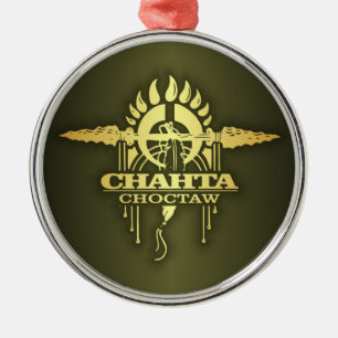 Chahta (Choctaw) 2o Julgransprydnad Metall