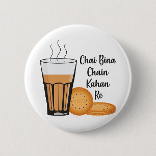 Chai Bina chain Kahan Indian Tea Kopp Glass Biscui Knapp