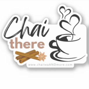 Chai Black Tea Pun - Chai där Klistermärken