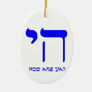 Chai hur är du? julgransprydnad keramik