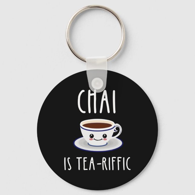 Chai is Tea-Riffic Nyckelring (Framsida)