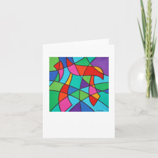 Chai Mosaic 4 x 5.6-anteckningskort Kort