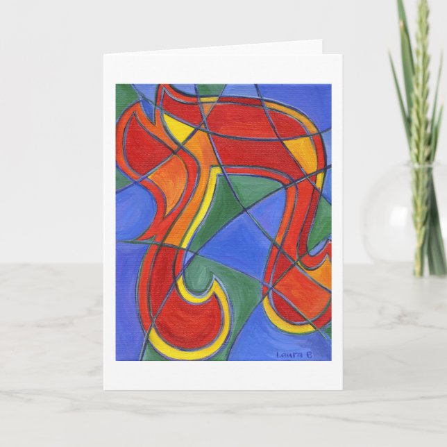 Chai Mosaic-anteckningskort Kort (Framsida)