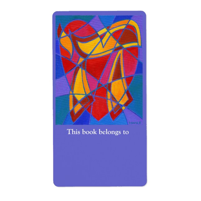 Chai Mosaic IV-bokskyltsetikett Fraktsedel (Framsidan)