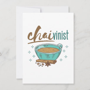 Chai-Te älskare "Chaivist" Julkort
