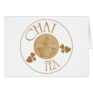 Chai Teakort Hälsningskort
