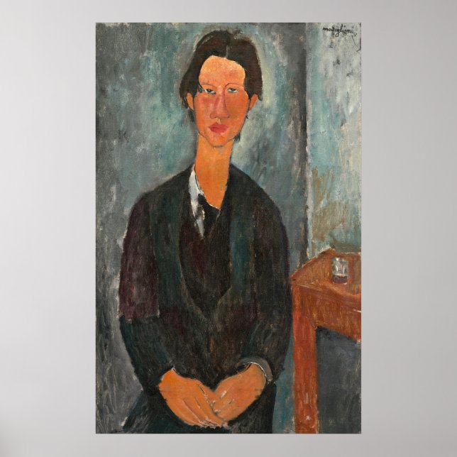 Chaim Soutine - Amedeo Modigliani Fine Art Poster (Framsidan)