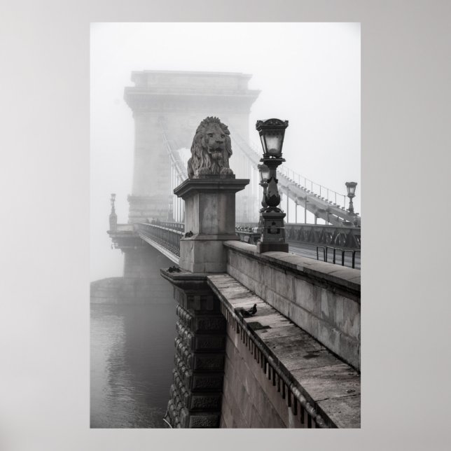 CHAIN BRIDGE, BUDAPEST POSTER (Framsidan)