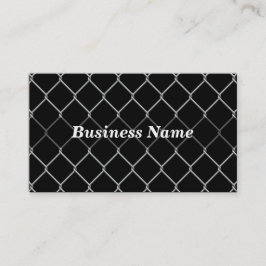 Chain Link FFF MOT Black BG Visitkort