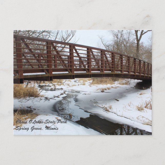 Chain O'Sjöar State Park Postcard Vykort (Framsida)