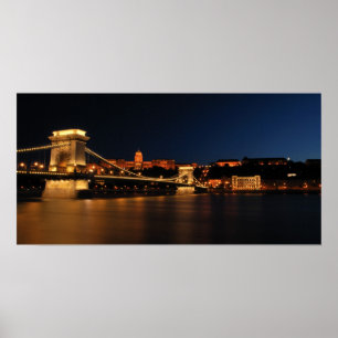 Chain överbryggar Budapest Poster
