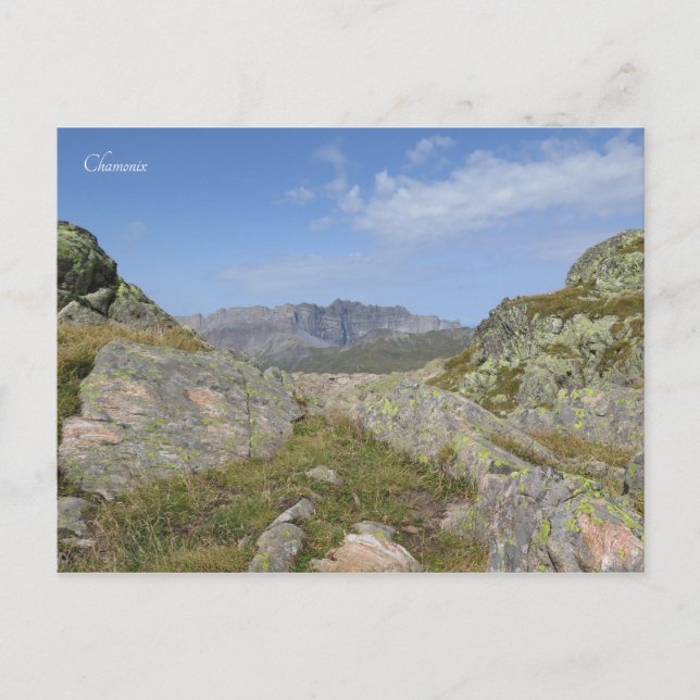 Chaine des Fiz Chamonix Vykort (Framsida)