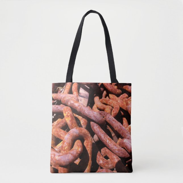 Chains Tote Bag Tygkasse (Framsida)