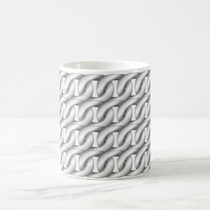 Chains White Coffee Mugg
