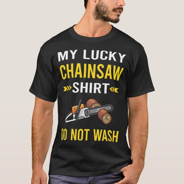 Chainsåg Arborist Lumberjack Woodworking Carpenter T Shirt (Framsida)