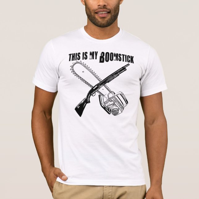 Chainsaw och Boomstick Tee Shirt (Framsida)