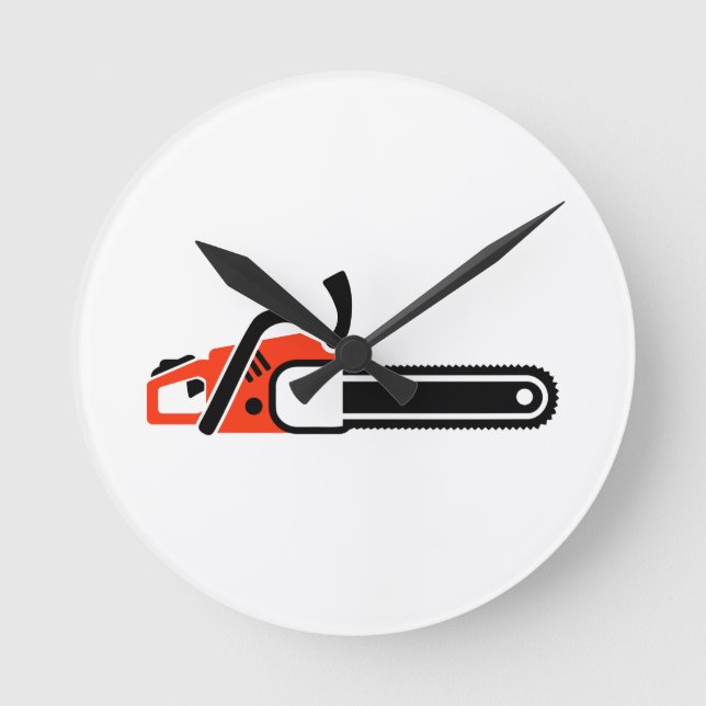 Chainsaw Rund Klocka (Framsida)