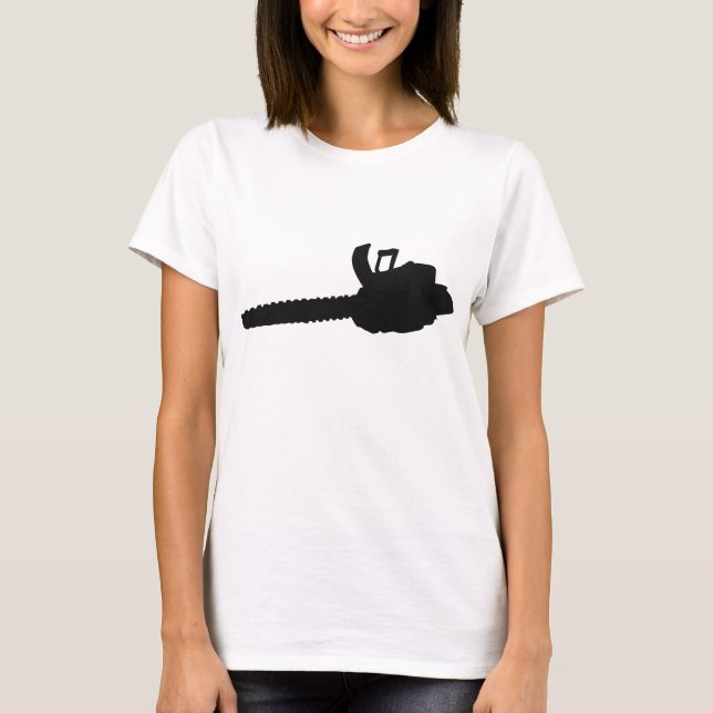chainsawen skuggar t-shirt (Framsida)