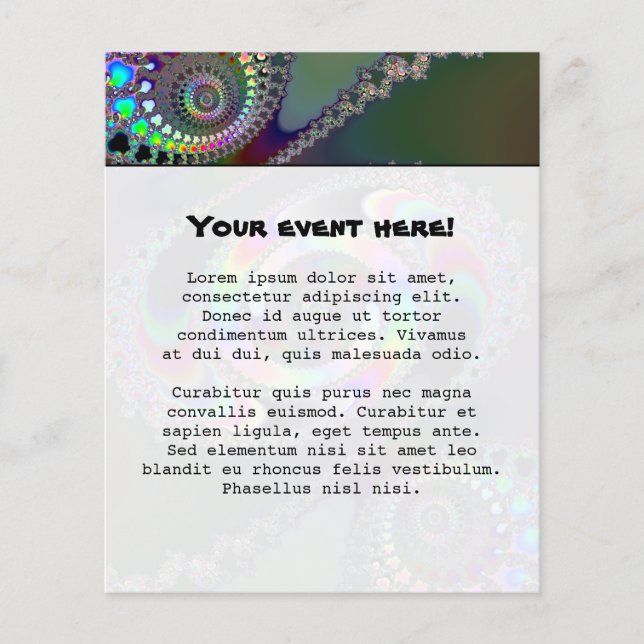 Chainszawa - Fractal Flygblad (Framsidan)