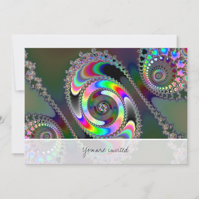 Chainszawa - Fractal Inbjudningar (Framsida)