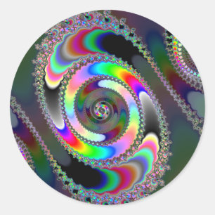 Chainszawa - Fractal Runt Klistermärke