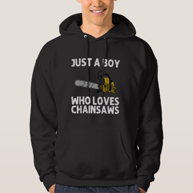 Chainszawlumberjack Arborist Logger Hoodie (Framsida)