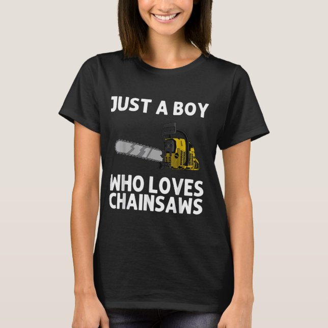 Chainszawlumberjack Arborist Logger T Shirt (Framsida)