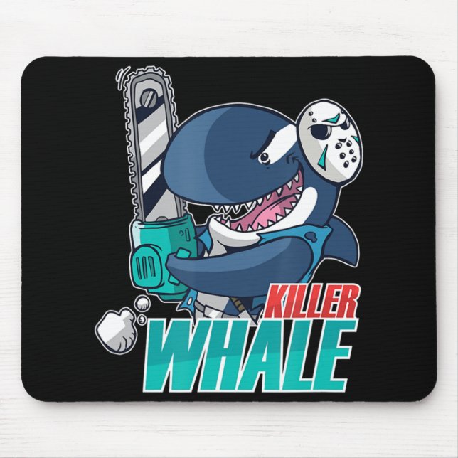ChainszKiller Whale Costume Roligt Orca Halloween Musmatta (Framsidan)