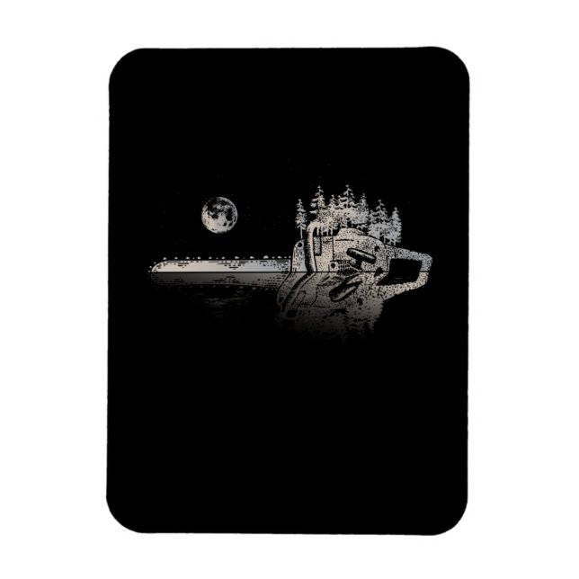 Chainszkomarbetaren Gift Manar Lumberjack Arborist Magnet (Vertikal)