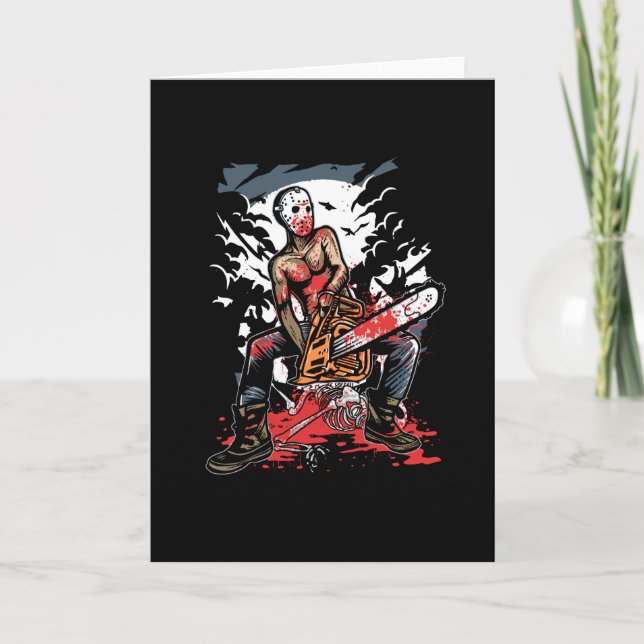 Chainszons mördare kort (Framsida)