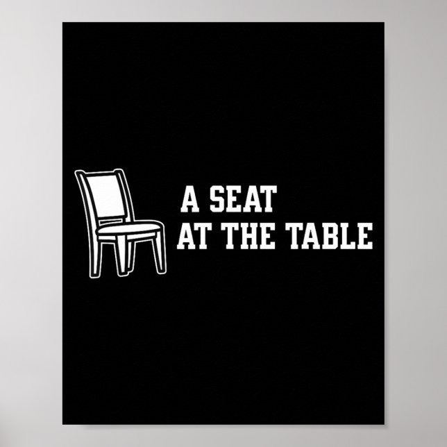 Chair A Seat At The Table  Poster (Framsidan)