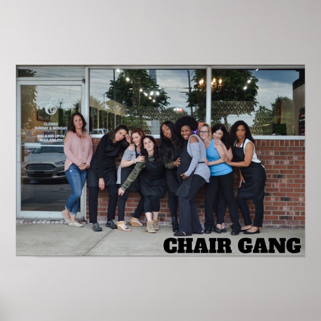 CHAIR GANG poster (Framsidan)