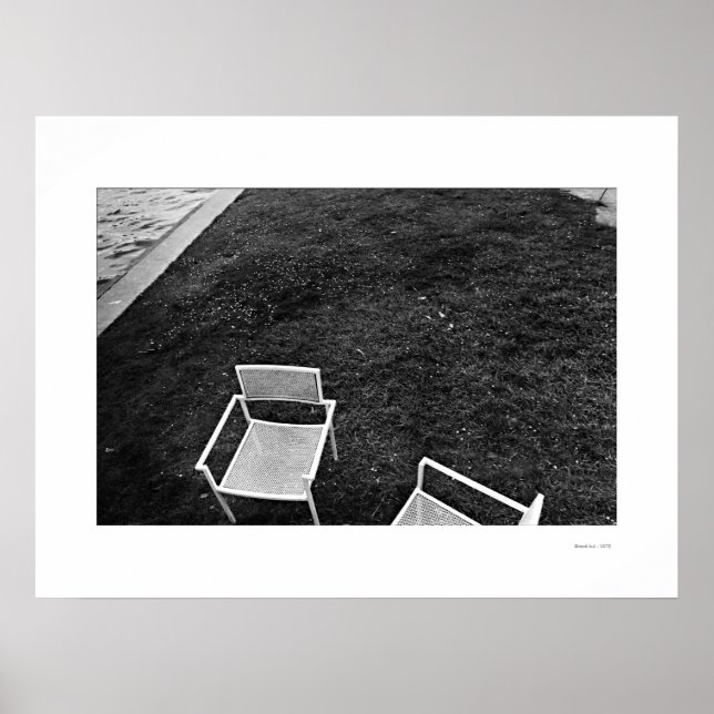CHAIRS - Hyde Park London 1978 Poster (Framsidan)