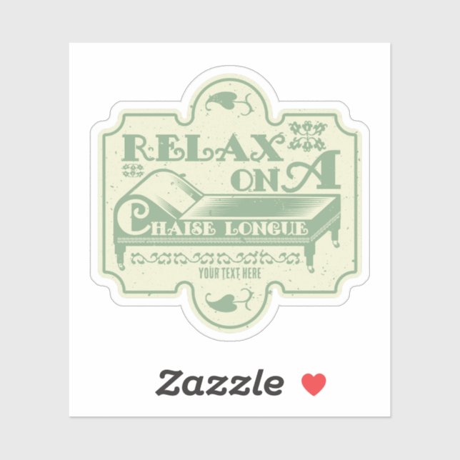 Chaise Longue Klistermärken (Ark)